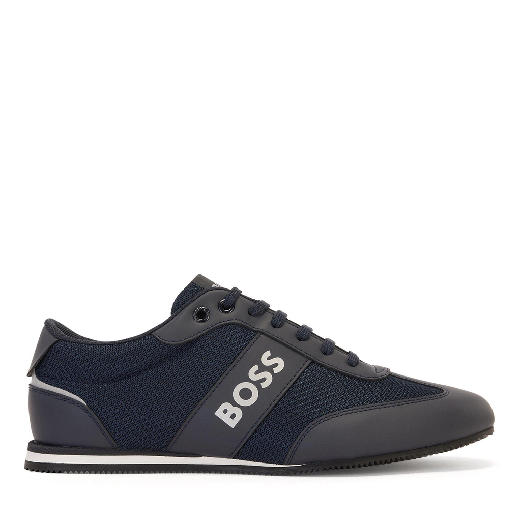 Hugo Boss Rusham Low Trainers - Dark Blue 401